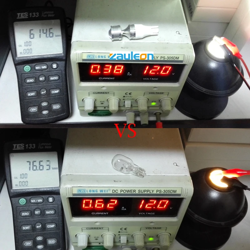 Zauleon 2 шт. T15 W16W 921 LED дублирующая для парковки заднего вида лампа ксеноновая 30 Вт