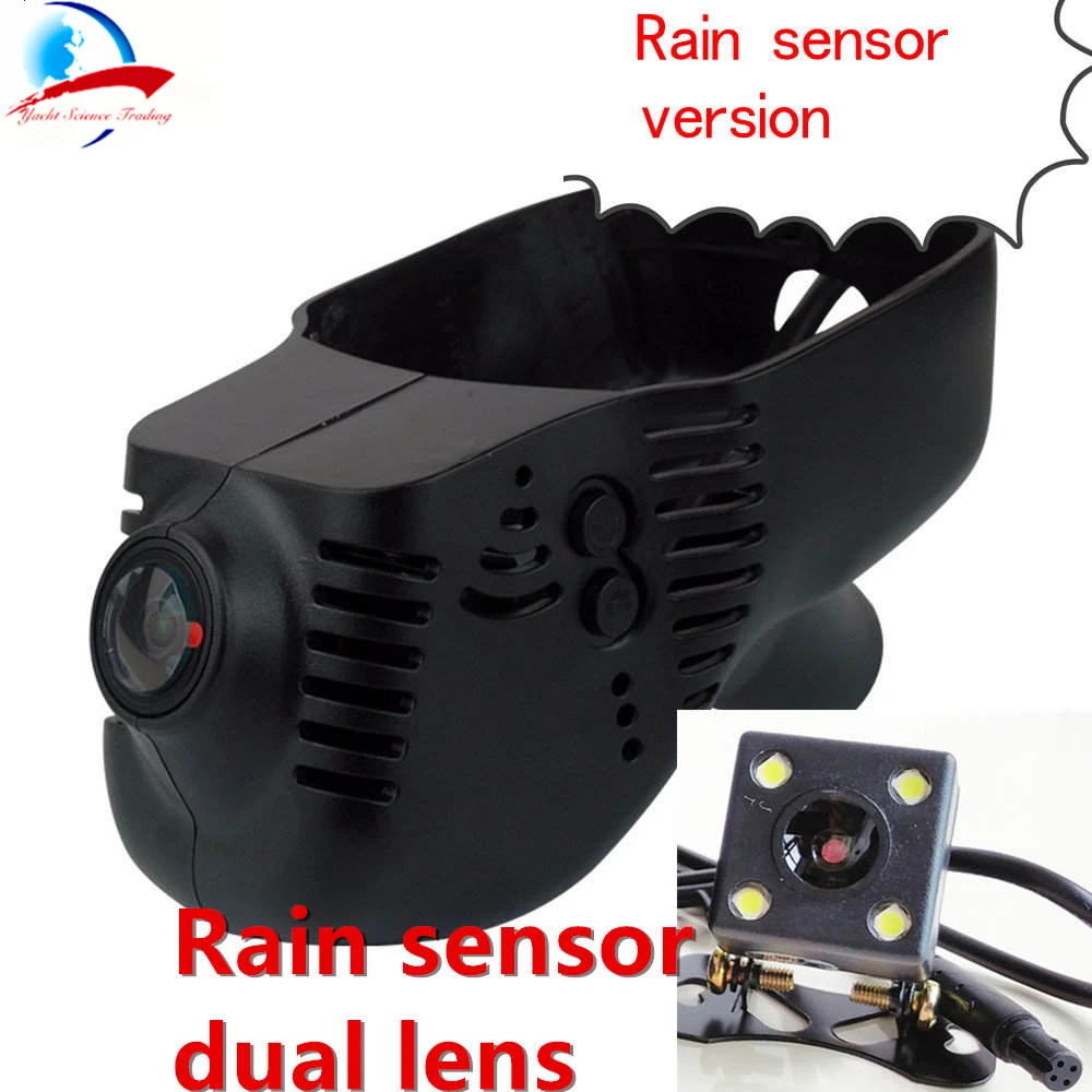 Автомобильная Wifi DVR камера ночного видения для Volkswagen Polo/Passat/Touran/Tiguan/Bora/Gold/Magotan App control двойная камера