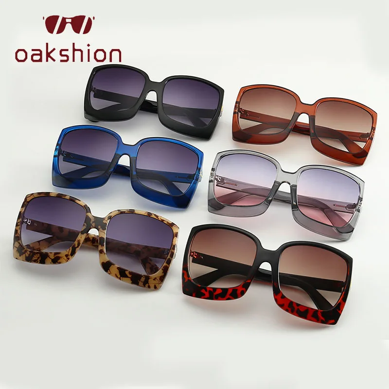 Женские квадратные солнцезащитные очки oakshion большого размера женские 2019