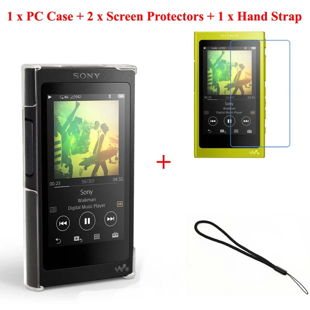 Прозрачный кристально прозрачный жесткий чехол для задней панели Sony Walkman NW A35 A36 A37