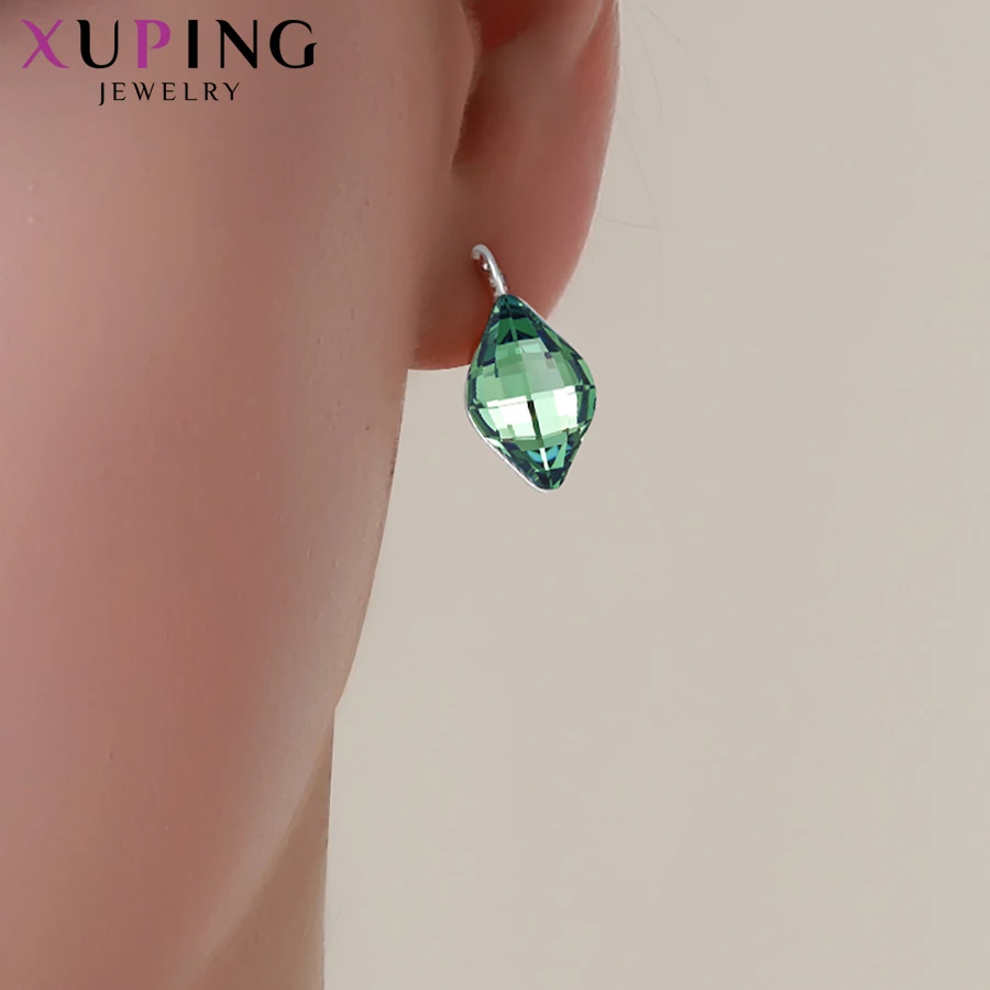 Xuping блестящие висячие серьги с кристаллами от Swarovski Ретро амулеты стили ювелирные изделия День бокса модные подарки для женщин S149-20520