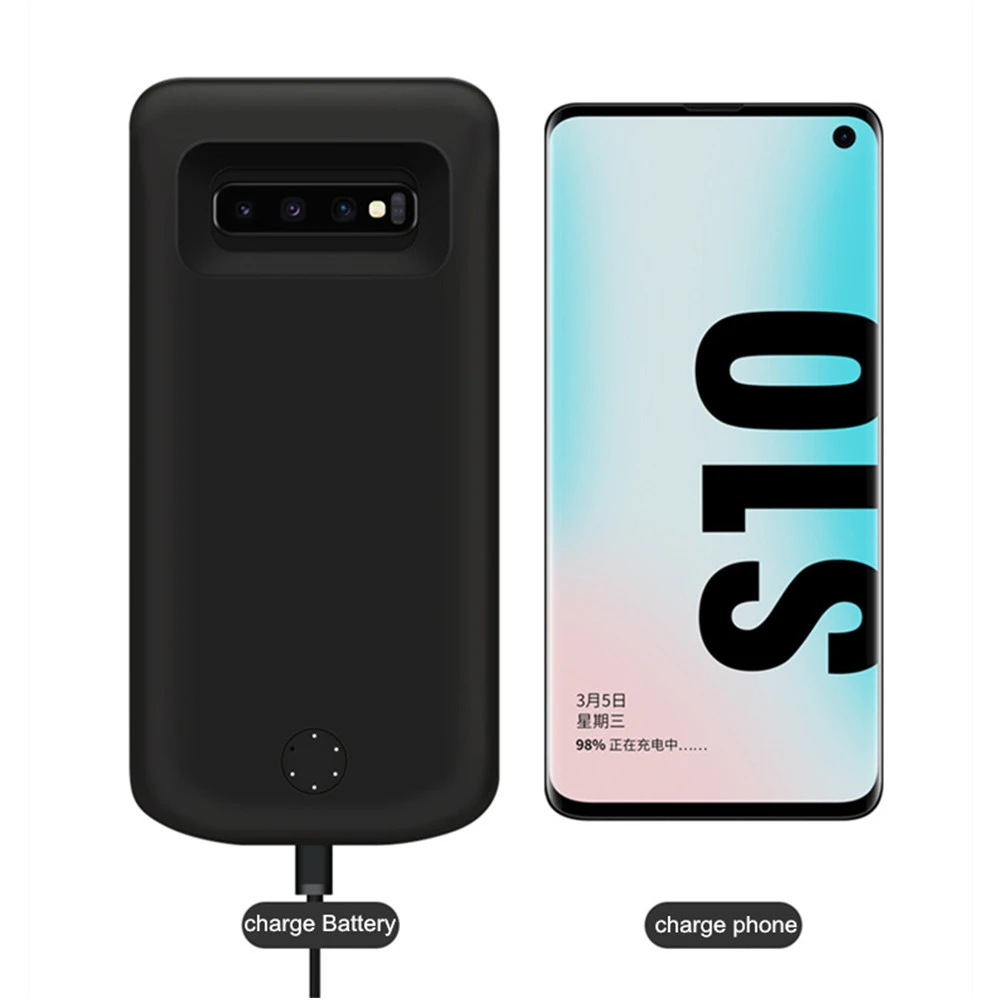 Чехол для samsung S10e внешний аккумулятор чехол для samsung Galaxy S10 Plus зарядный чехол для телефона