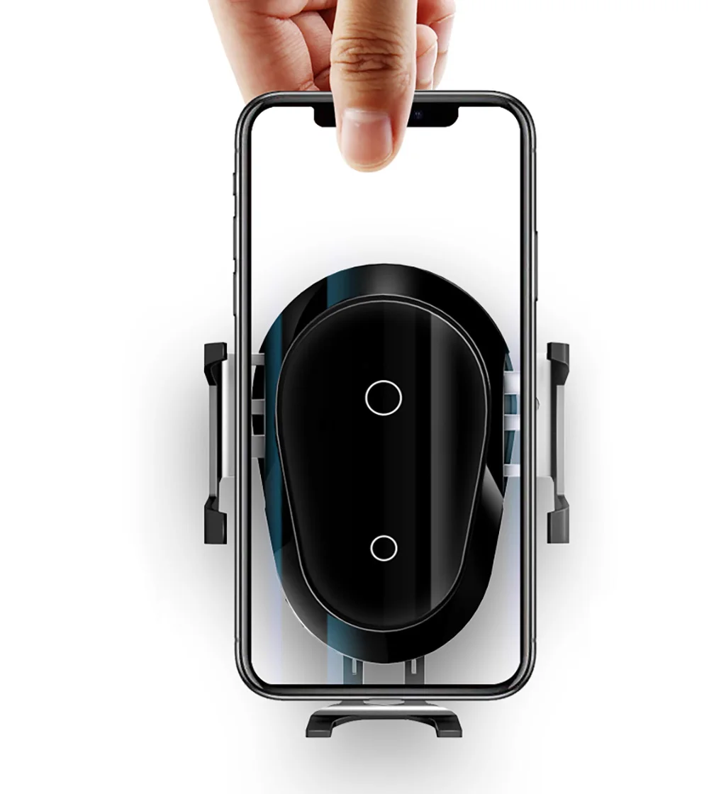 FDGAO Gravity автомобильное беспроводное зарядное устройство для iPhone X 8 Plus XR XS Max Qi 10 Вт быстрая Беспроводная Автомобильная зарядная подставка для samsung S10 S9 S8