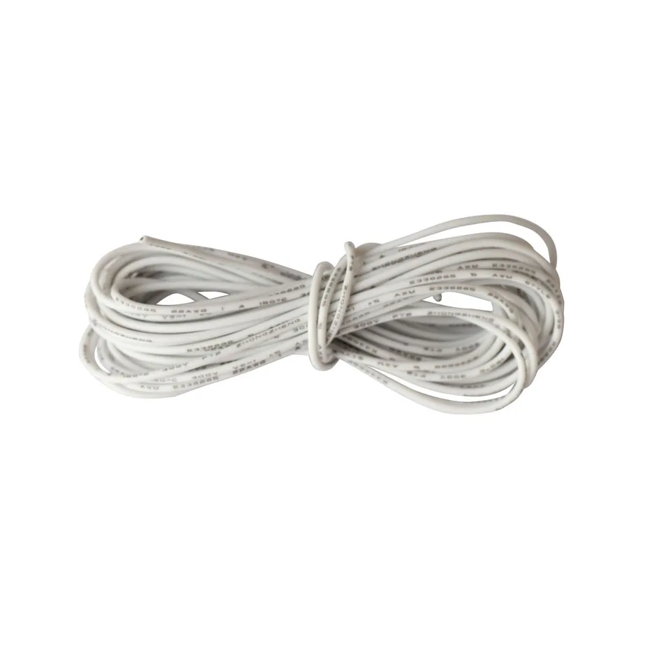 Силиконовый провод 18 AWG UL3132 монтажный многожильный провод гибкий 30 Калибр 300 В Луженый Медный резиновый изолированный Электрический провод