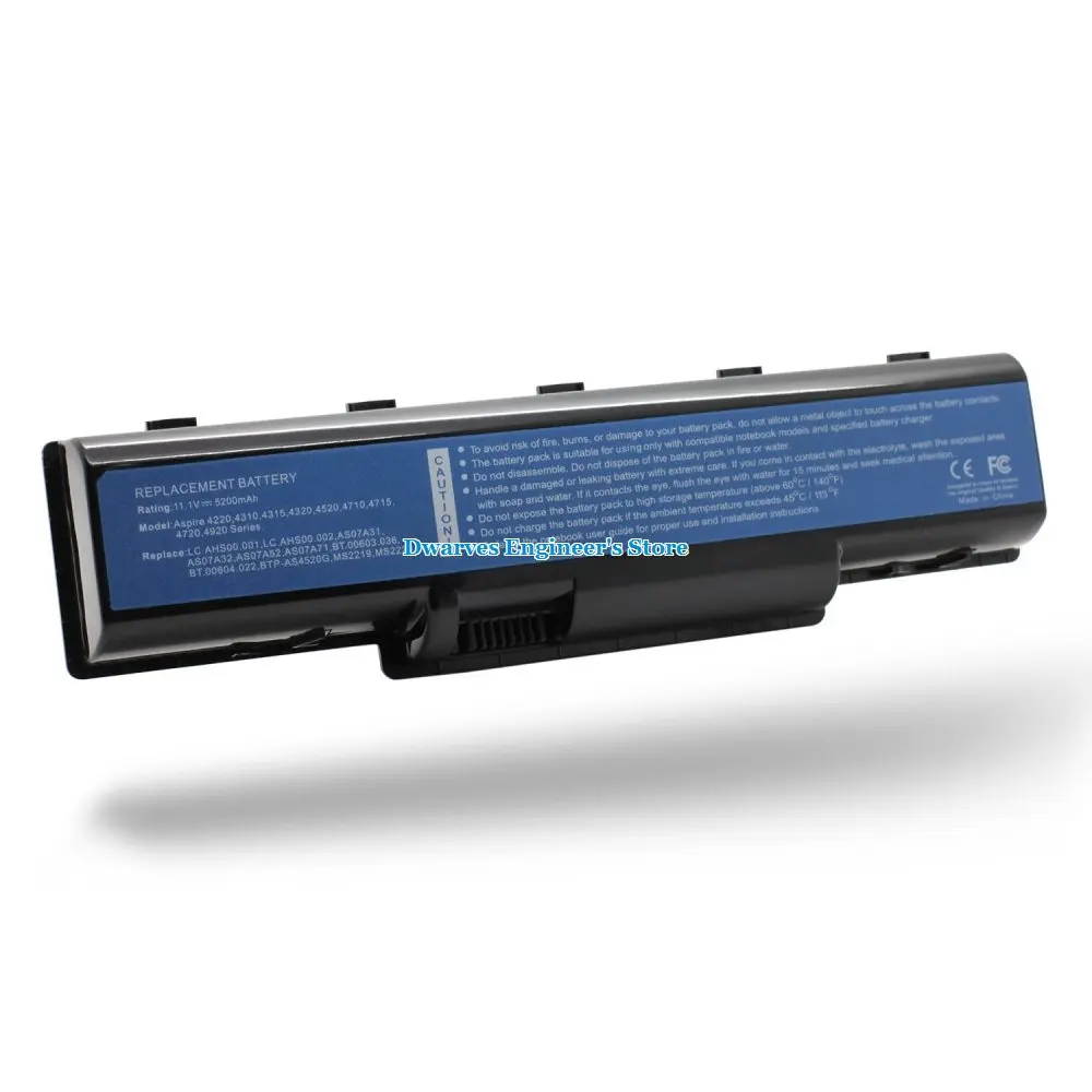 Аккумулятор 11 1 В 5200 мАч AS07A41 AS07A32 AS07A71 для Acer Aspire 4310 4710 4920 AS07A31 AS07A42 AS07A72 AS07A51 AS07A52|battery