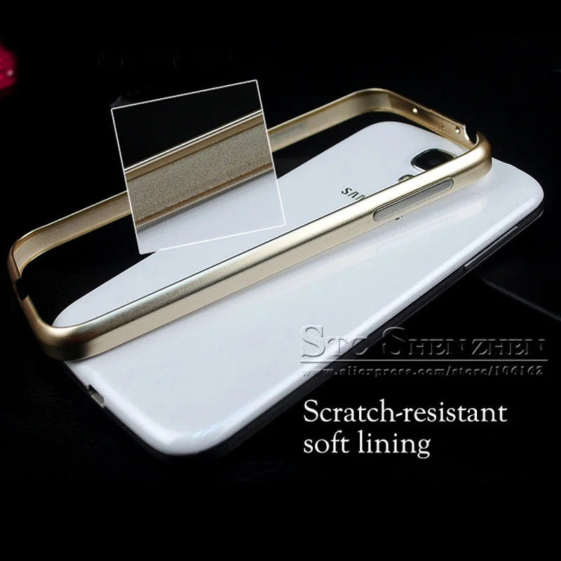 Ультратонкий S4 Бампер Алюминиевый Металлический Каркас Чехол Для Телефона Samsung