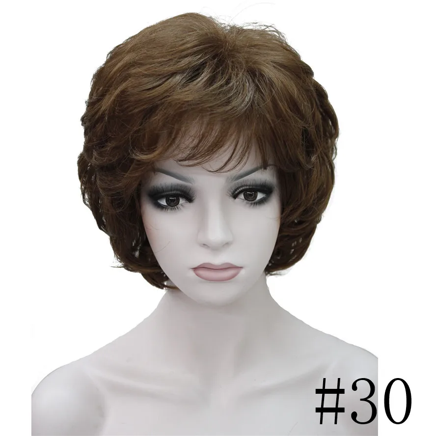 StrongBeauty женские парики черный/коричневый натуральные короткие вьющиеся волосы синтетический полный парик 18 цветов