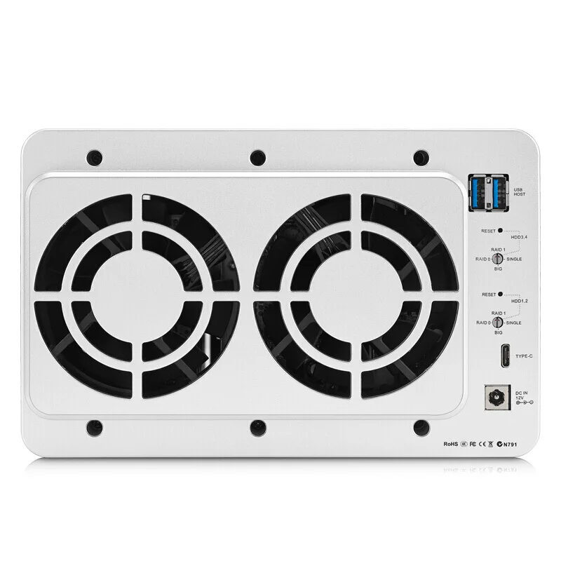 TerraMaster D4-310 USB3.0 Тип C 4-Bay RAID корпус Поддержка RAID 0/1/единичные эксклюзивные 2+ 3 режима RAID жесткий диск RAID