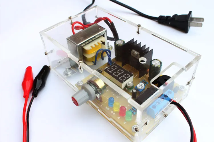 Электронный diy комплект LM317 Регулируемое напряжение 220 В до 1,25 в-12,5 в понижающий источник питания diy электронные схемы
