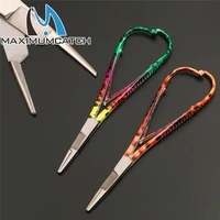 maximumcatch mitten scissor clamps fly fishing tools forceps rainbowbrown fishing accessories