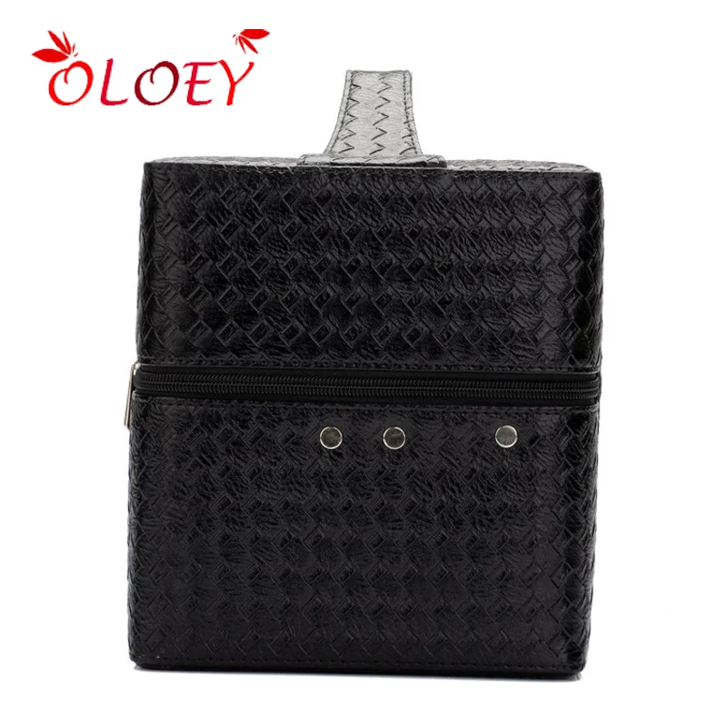 Новинка женская косметичка в клетку из искусственной кожи Модный женский