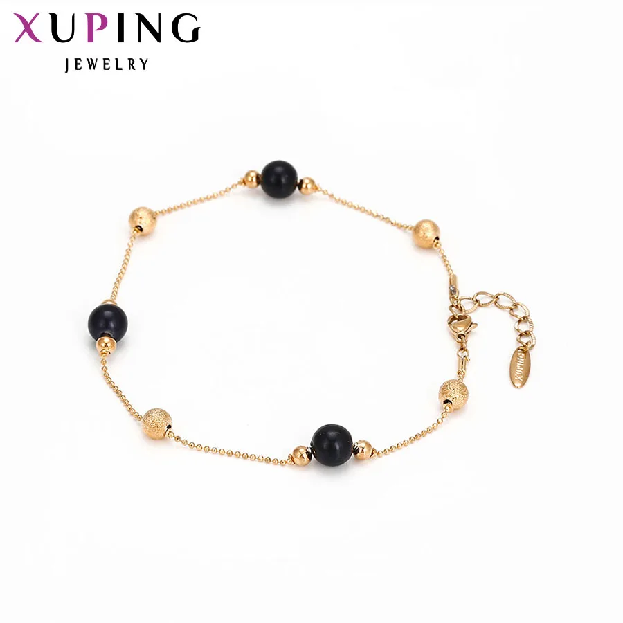 Xuping Модные Браслеты на ногу Новинка Золотого Цвета Покрытие Высокого Качества Роскошная Ювелирная Цепочка На Ногу Особый Подарок S12-73157.