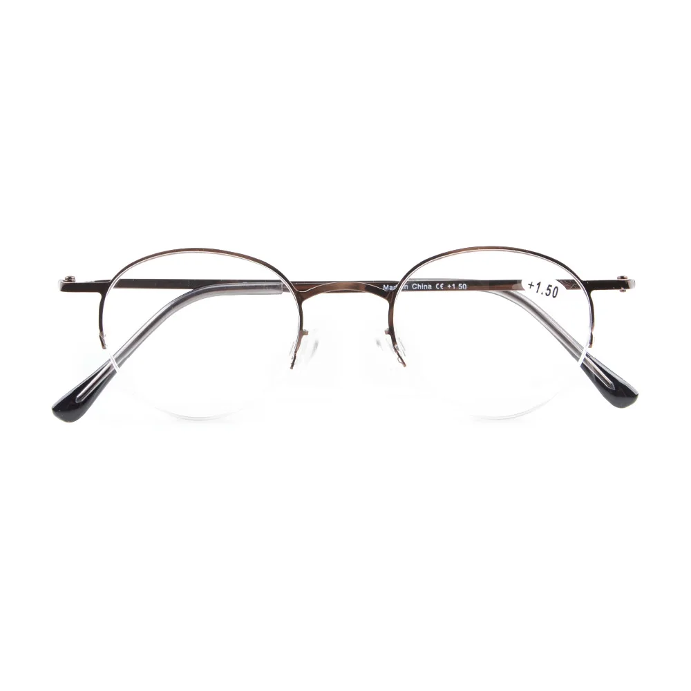 R15029 Eyekepper легкий half обод овальные круглые очки для чтения + 0 0/0 5/0 75/1 0/1 25/1 5/1 75/2 0/2 25/2