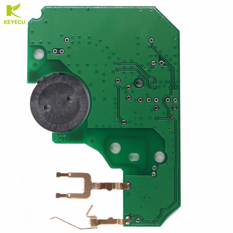 KEYECU 3 кнопки смарт карты дистанционный ключ брелок от машины 433 МГц PCF7947/ID46 чип для