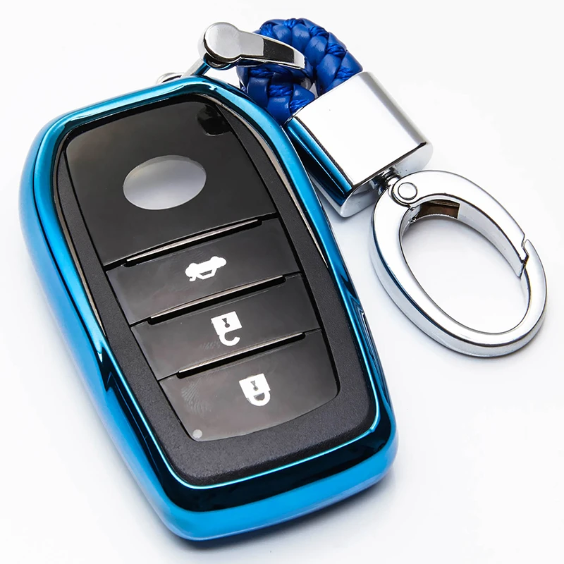 

KUKAKEY TPU Car Key Cover Case Bag Shell For Toyota Avensis Corolla Prius Camry Vitz RAV4 C-HR Yaris Car Accessories