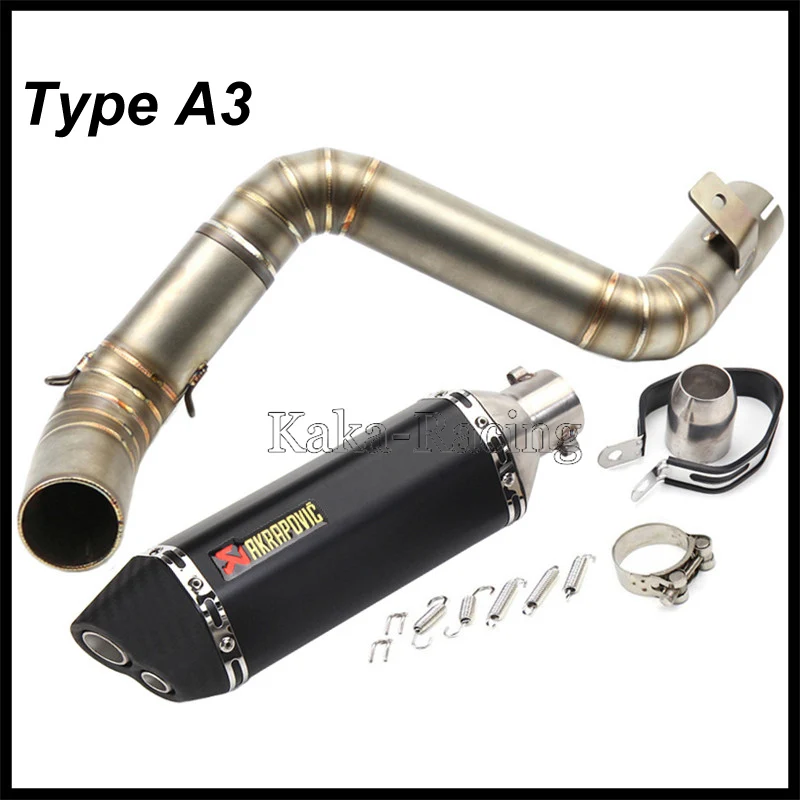 KTM Duke 125 Duke 200 Duke 390 Akrapovic глушитель системы утечки трубы скольжения с лазерной маркировкой и DB Killer 2010 до