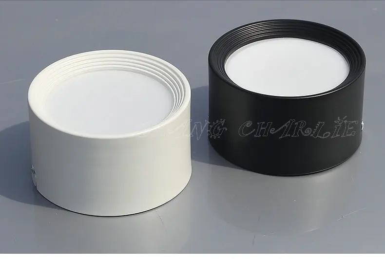 Горячая Распродажа! Бесплатная доставка 15 Вт черный корпус белый COB Светодиодный