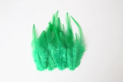 Green 50pcs Натуральные перья фазана, 10-15 см, многоцветные, куриные перья, Плюм для рукоделия, свадебные украшения, рукоделие, украшение для дома, 50 шт - Цвет: Green 50pcs