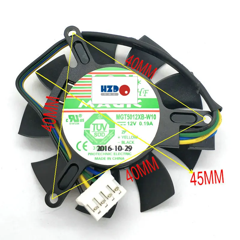 MGT5012XB-W10 41*23 мм FB04010H12LAA вентилятор охлаждения для NVIDIA QUADRO K620 HZDO MBA4412MR-A09