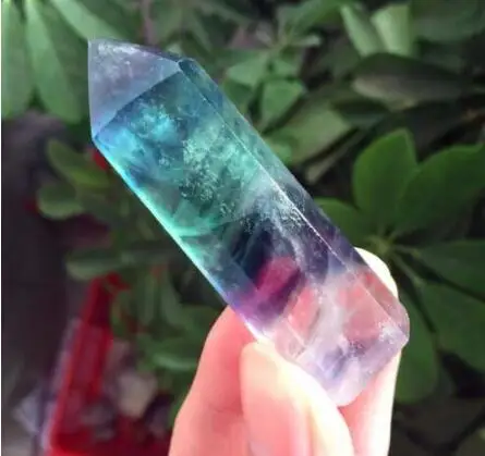 Натуральная флюоритовая Хрустальная флюоритовый кварц с двойной стрелкой