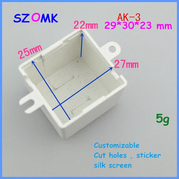 Пластиковый корпус для электроники (10 шт.) 29*30*23 мм|enclosure external hard drive|box waterenclosure laptop |