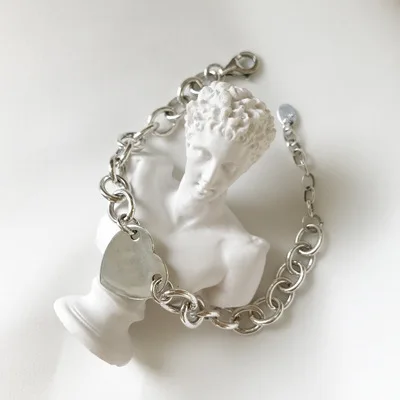 Корейский заказной 925 стерлингового серебра ювелирные изделия дизайн тяжелой