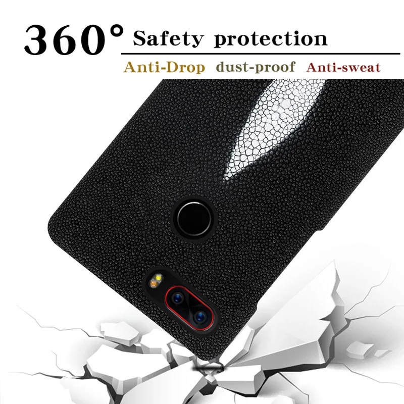 Роскошные Пользовательские жемчужный кожаный чехол для телефона ZTE nubia z17s