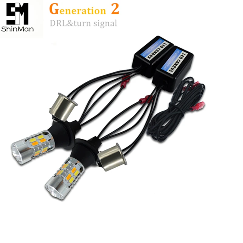 Молс led Py21w Bau15s 1156 150 градусов Автомобильный светильник DRL Дневной передний