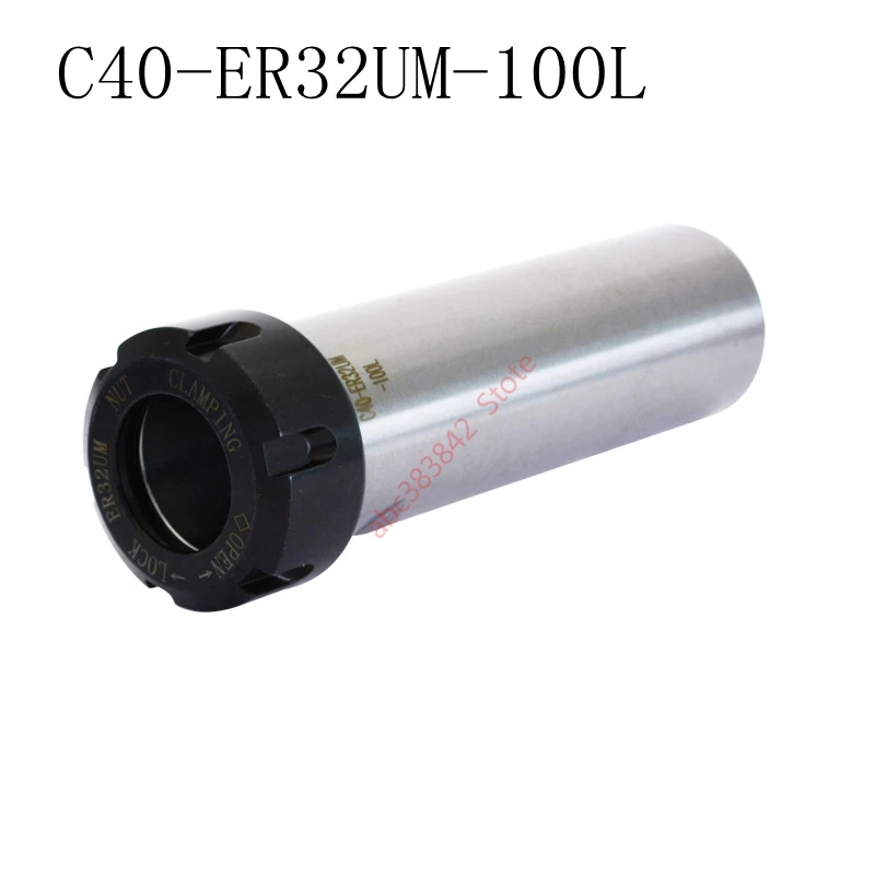 Глубокая обработка C40-ER32 C40-ER40 100л 150л цанговый патрон Держатель удлинитель/стержень прямой хвостовик для фрезерного станка с ЧПУ