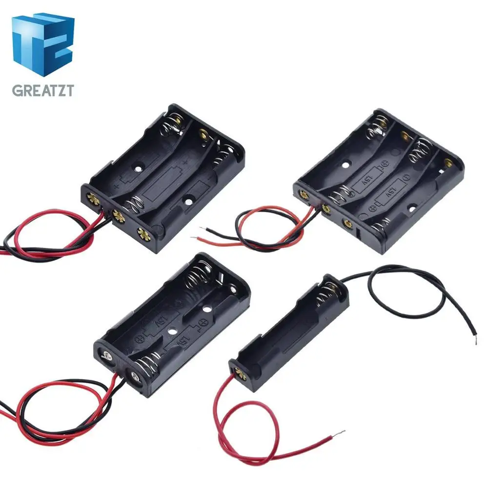 Контейнер для хранения батарей размера АА 1 шт. чехол-держатель с 2 3 4 слотами