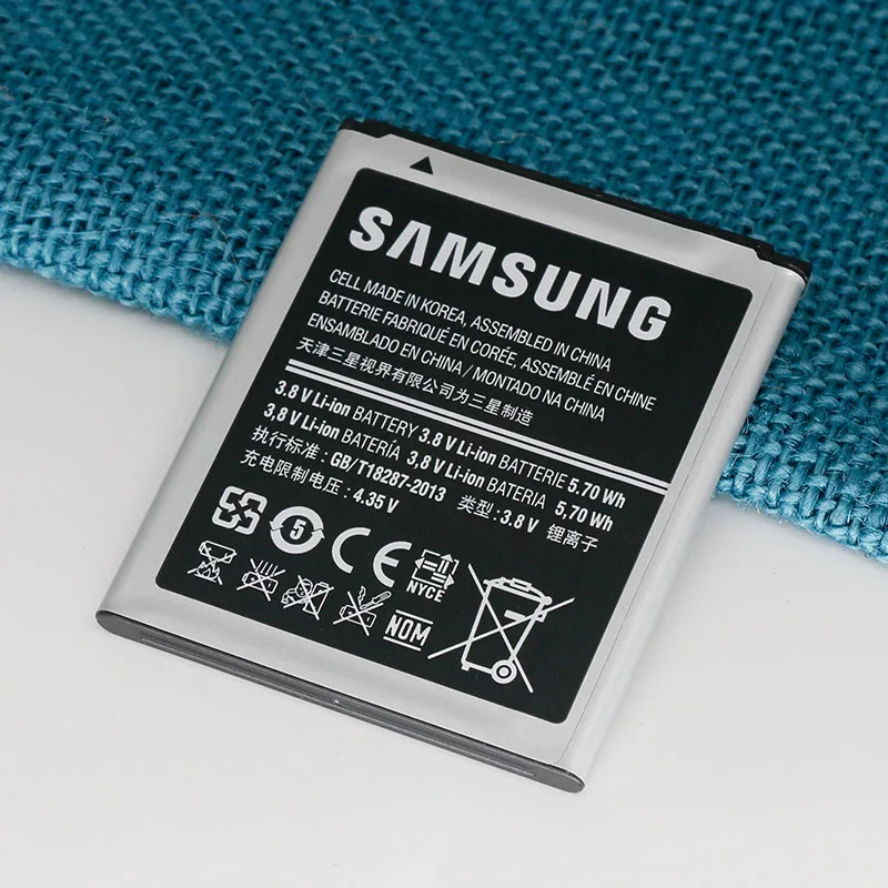 Samsung 100% Новый оригинальный сменный аккумулятор для samsung Galaxy S Duos S7562 I8160 S7560 S7580 I739 J1
