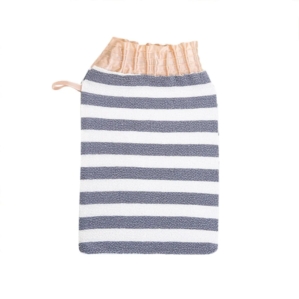 1 шт. рукавицы для душа губка ванны отшелушивающая мытья кожи спа перчатки