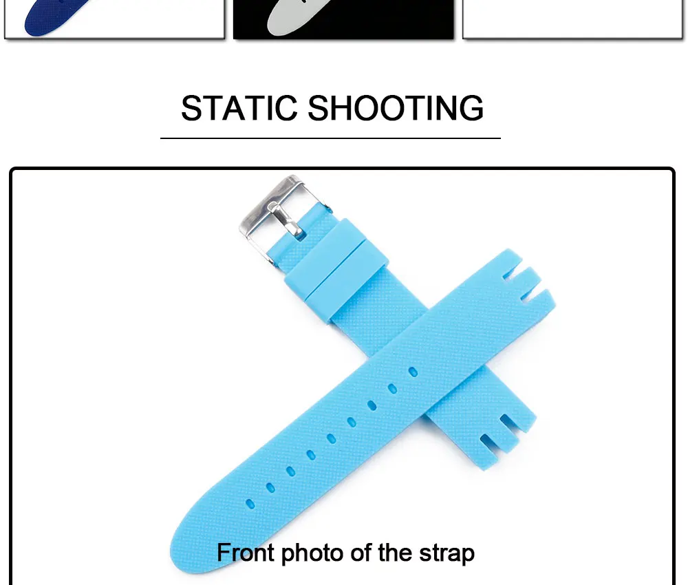 Часы аксессуары пряжкой силиконовый ремешок Для женщин подходит для Swatch YTS401 402 409 713 YTB400 каучуковый ремешок Для Мужчин Смотреть band