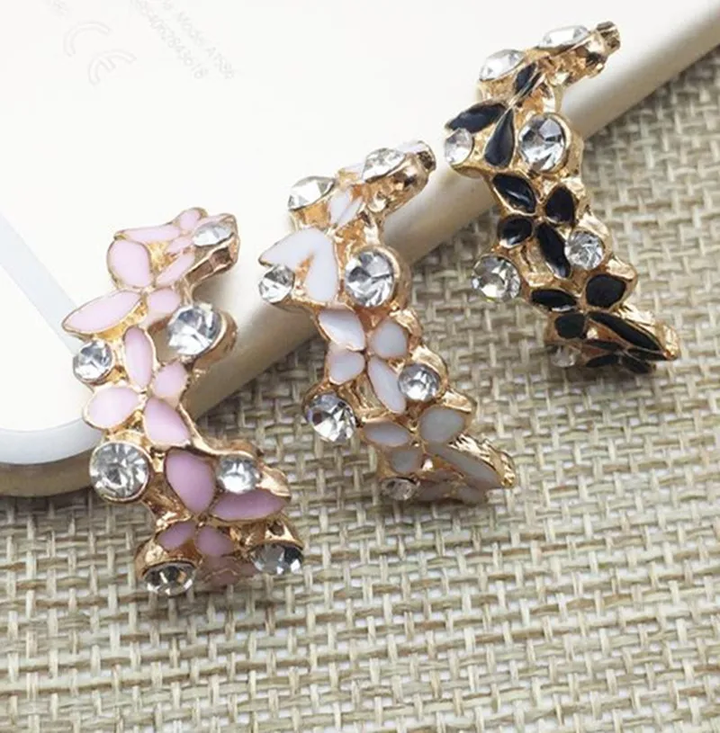 

Высококачественная акриловая брошь из горного хрусталя цветок DIY аксессуары для волос заколка материал модные ювелирные изделия аксессуар...