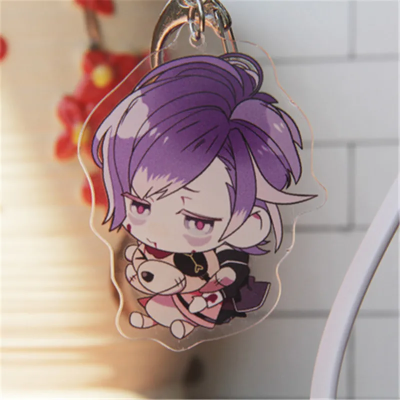A Аниме DIABOLIK LOVERS Ayato Kanato Laito Shu Reiji Ruki Subaru брелок для ключей Хэллоуин косплей брелок кулон Рождественская игрушка - Цвет: A