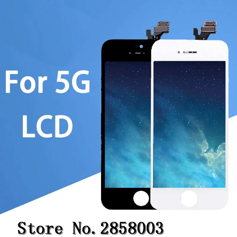 3 шт. хорошее качество для iPhone 5 ЖК-экран с сенсорным дигитайзером дисплей в сборе