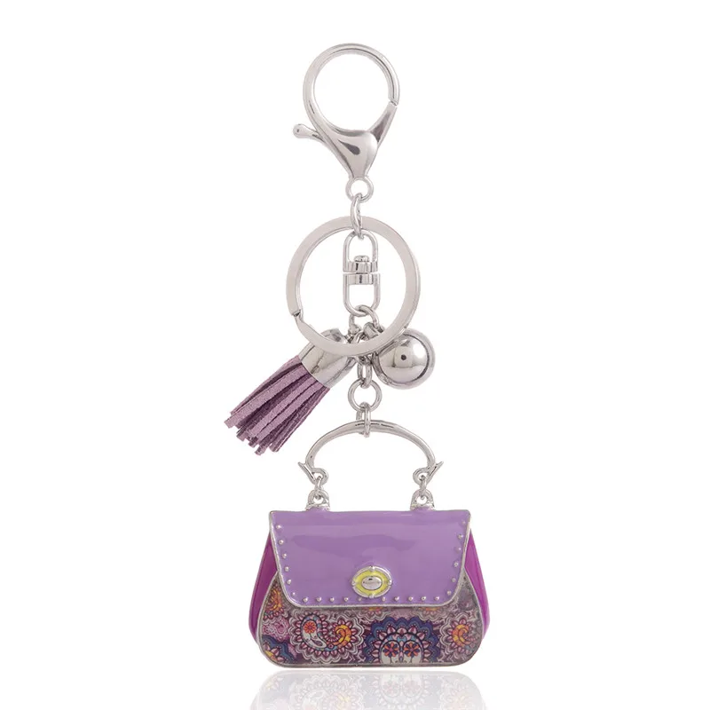 Модный эмалевый брелок из цинкового сплава для женщин и девушек очаровательный