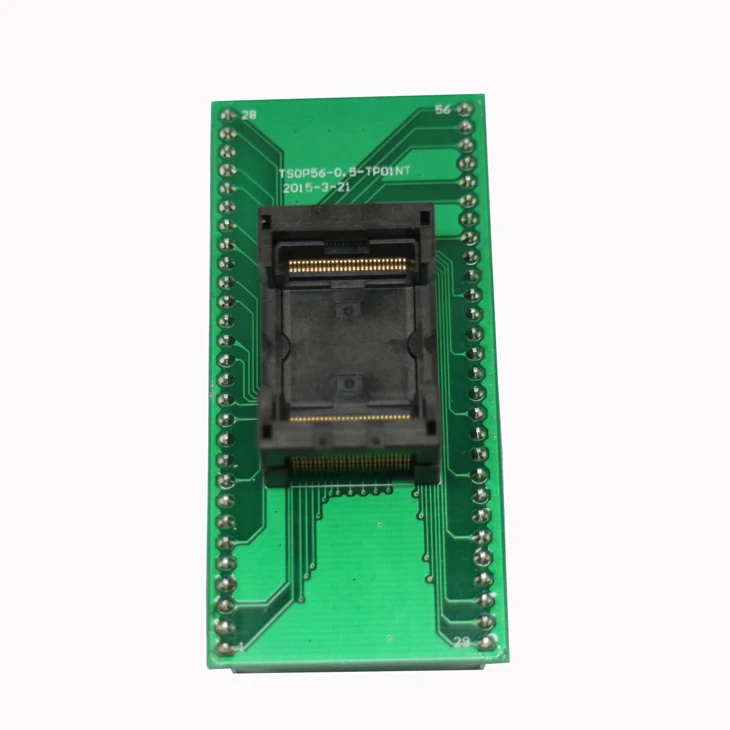ECU TSOP56 программирующая розетка шаг 0 5 мм размер чипа 14x18 Открытый Топ IC тестовая