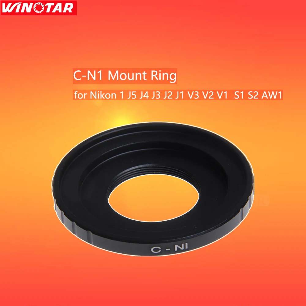2 шт. переходное кольцо для объектива C N1 Mount Nikon 1 J5 J4 J3 J2 J1 V3 V2 V1 S1 S2 AW1 адаптер