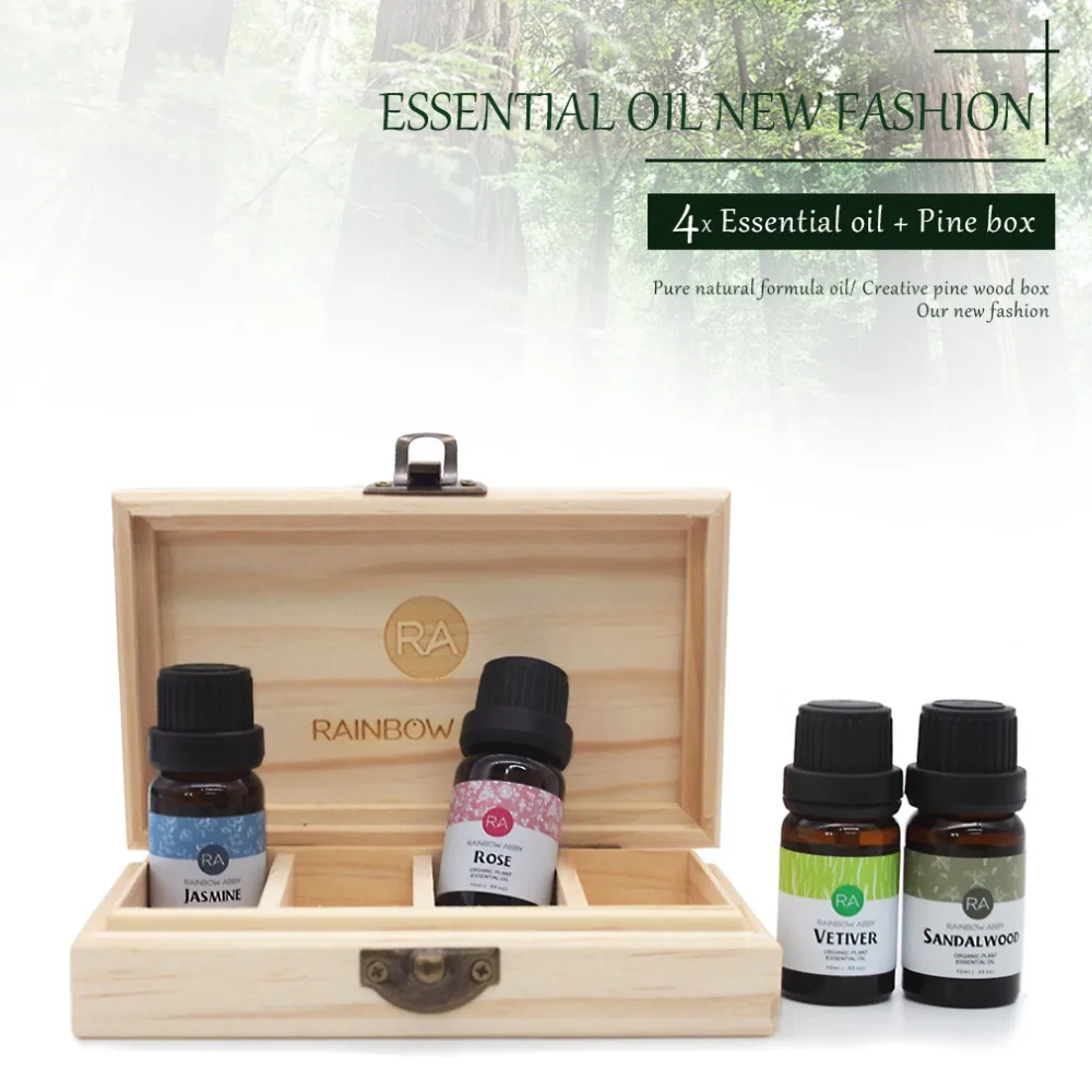 4 шт./компл. Массажная спа растительная эссенция эфирный Уход за жирной кожей