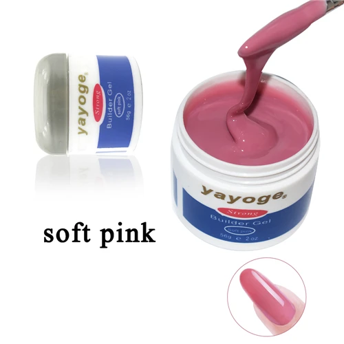 soft pink Yayoge набор гелей для наращивания ногтей, УФ Гель-лак, Камуфляжный цвет, УФ толстый Гель-лак, набор для маникюра - Цвет: soft pink