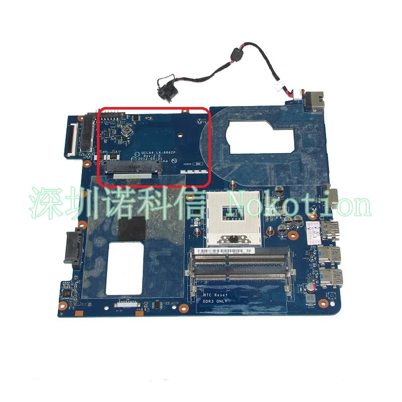 NOKOTION BA59-03539A BA59-03539B QCLA4 LA-8862P для samsung NP350V5C NP350 материнская плата для ноутбука HM76 Intel HD GMA графика DDR3
