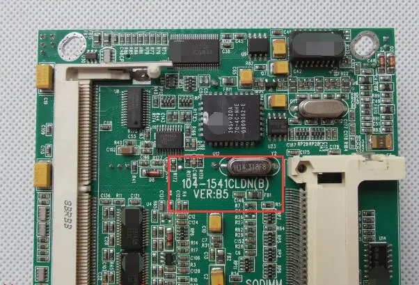 100% оригинальная безвентиляторная IPC плата процессора 104 1541CLDN(B) VER:B5 PC/104 Встроенная
