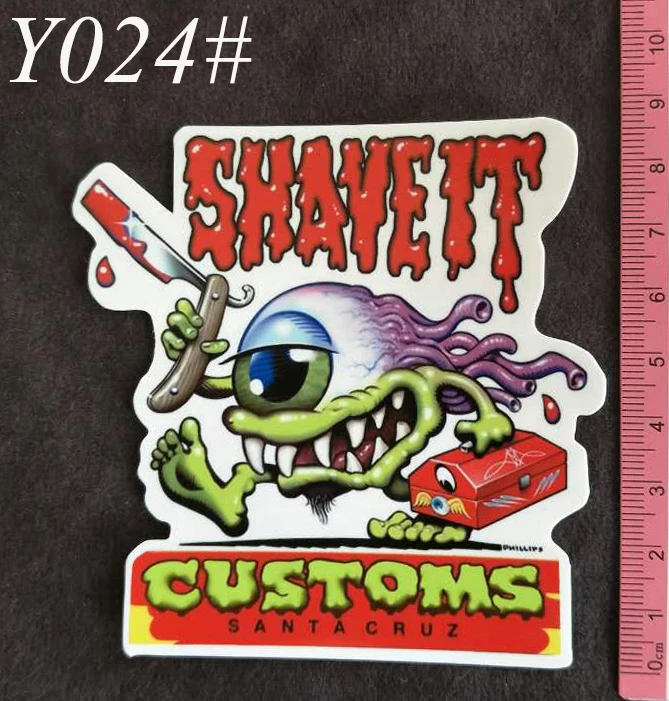 Y024# Razor hand PVC Big Sticker Home Decor Fridge Styling Wall Travel Suitcase Graffiti Stickers Buy 3 get 4 | Игрушки и хобби