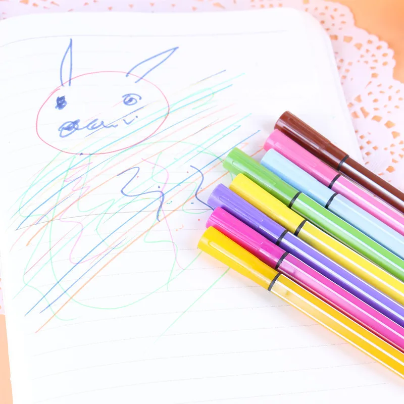 24 цвета разноцветная гелевая ручка caneta cute canetas материал escolar стационарный kalem boligrafo stylo canetas coloridas escolar