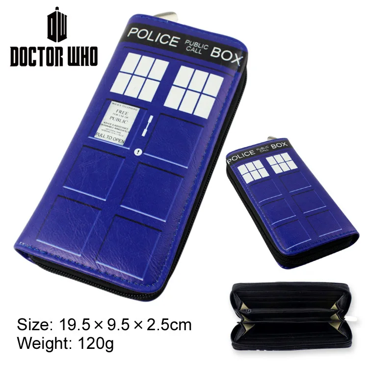Кошелек Doctor Who Dr. из искусственной кожи кошелек на молнии длинные бумажники