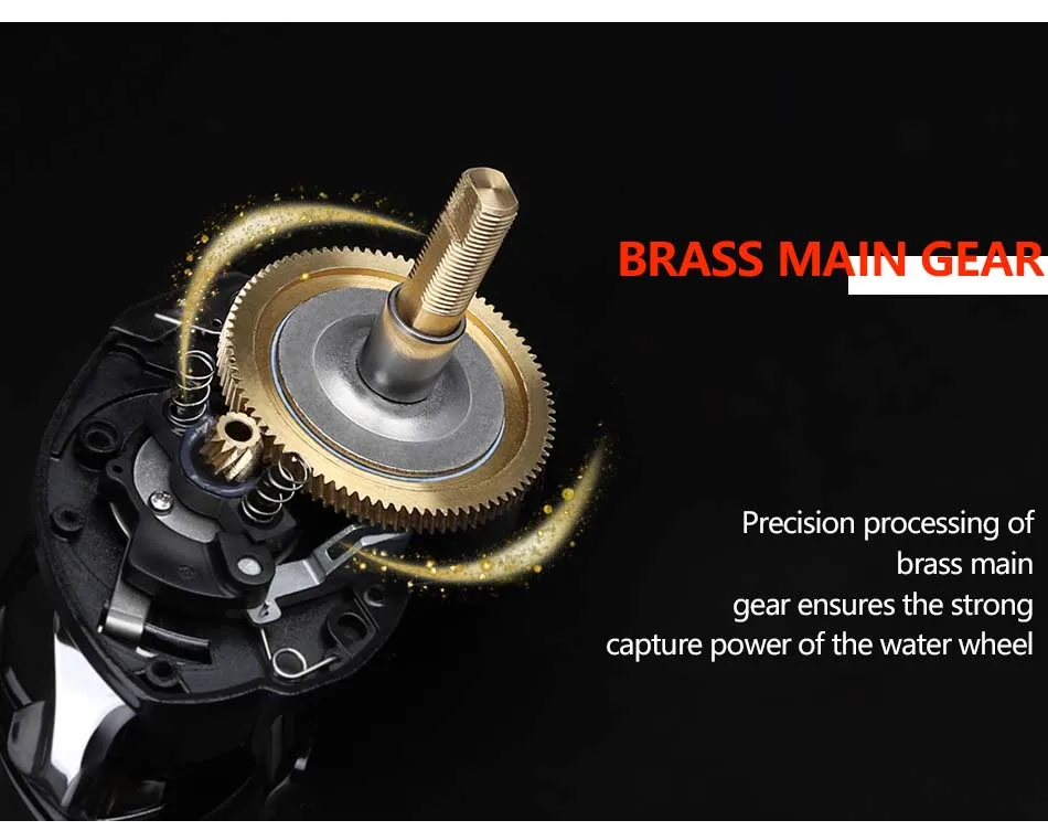 DAGEZI Baitcasting Reel Lure Fishing Reel