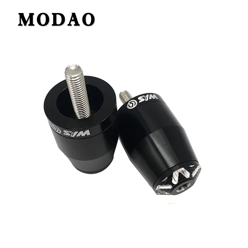 Black Для SYM T1 T2 T3 250I SB300 WOLF250 250i ЧПУ Запчасти для мотоцикла алюминиевые руль велосипеда Крышка Заглушка изменение пробковая рукоять - Цвет: Black