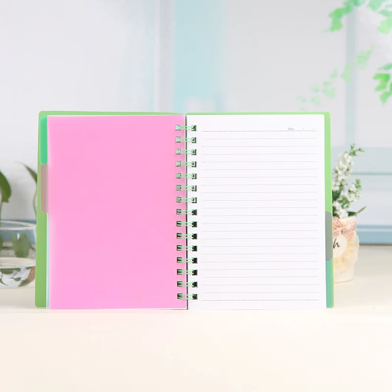 Perfect Spiral Notebook paper A6 A5 A4 100 sheets Diary planner Creative Notepad Office School Supplies|notebook touch|notebook modelnotepad glue |