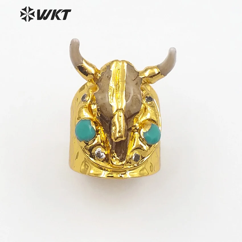 WT R323 WKT Классическая Этническая форма головы коровы инкрустированная